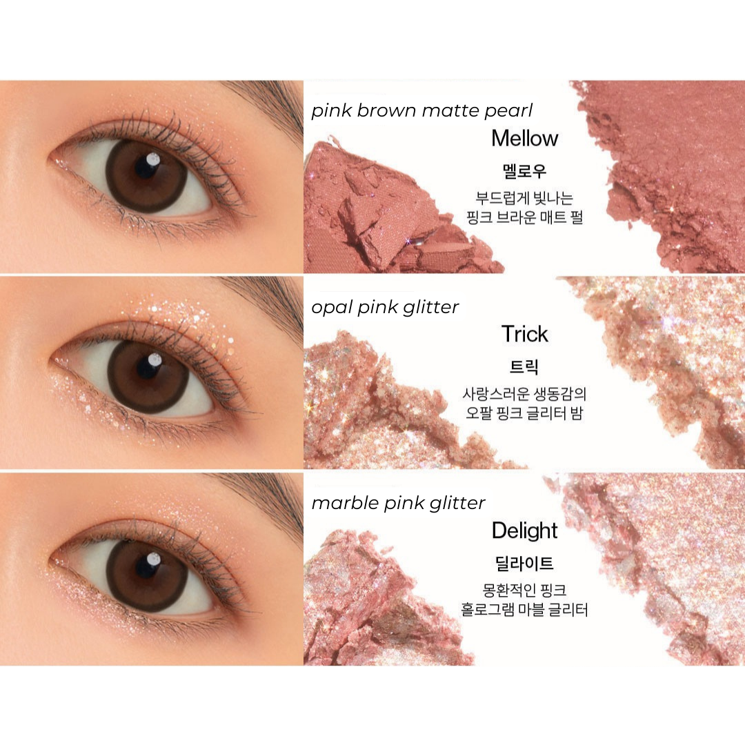 Glitterpedia Eye Palette (N°3 All of Coral Pink)